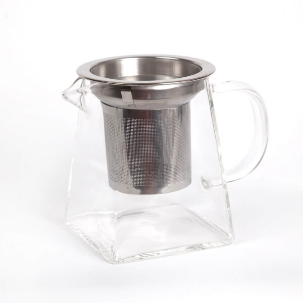 Small Glass Steeping Teapot with Infuser